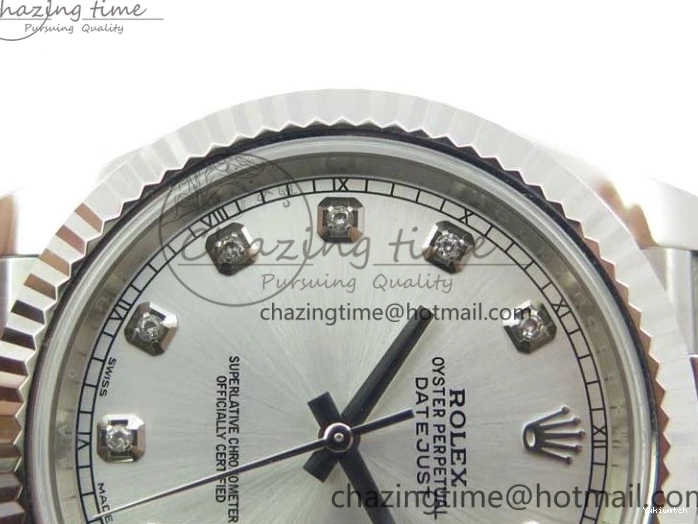Dial Diamond A3235 Edition Bracelet DateJust Noob Silver 904L SS Jubilee Best 126334 on 1:1 0104